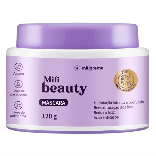 Mascara Ultra Hidratante Mili Beauty 120g