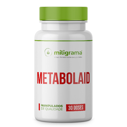 Metabolaid 500mg 30 doses Sem Sabor/Aroma 30 cápsulas