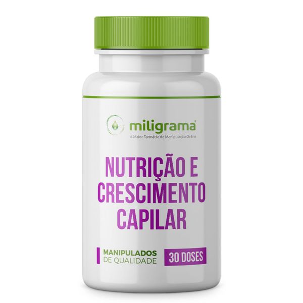 Nutrição e crescimento capilar 30 doses 30 Doses