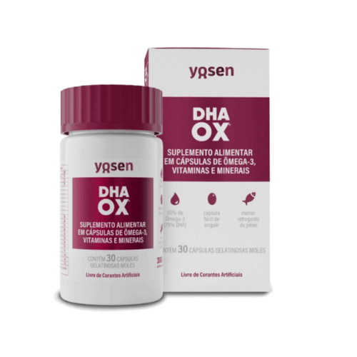 DHAOX ® - OMEGA 3 DHA 30 Caps 30 Cápsulas DHAOX ® - OMEGA 3 DHA 30 Caps 30 Cápsulas