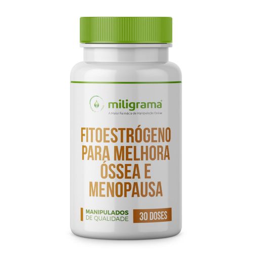 Fitoestrógeno para melhora óssea e menopausa 30 doses