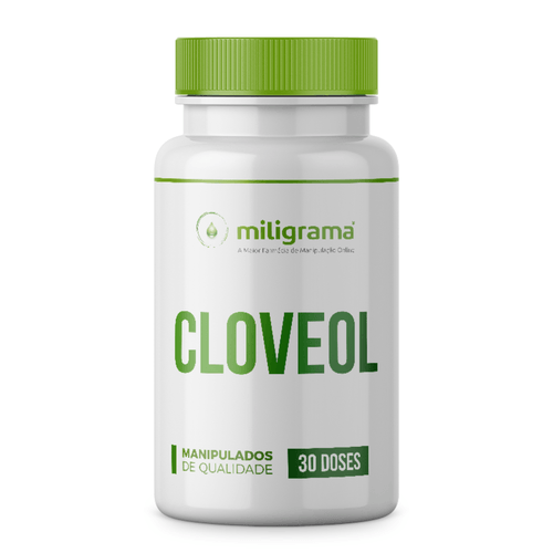 Cloveol 250mg 30 doses Sem Sabor/Aroma 30 cápsulas Cloveol 250mg 30 doses Sem Sabor/Aroma 30 cápsulas