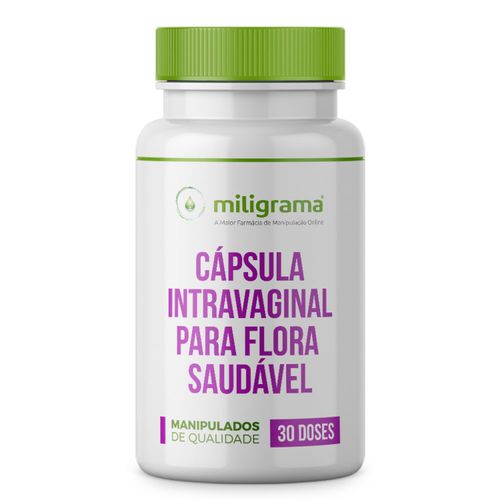 Cápsula intravaginal para flora saudável 30 doses