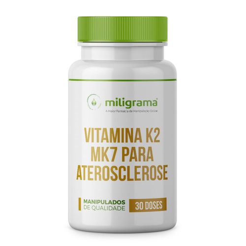 Vitamina K2 MK7 para aterosclerose 30 doses 30 Doses Vitamina K2 MK7 para aterosclerose 30 doses 30 Doses