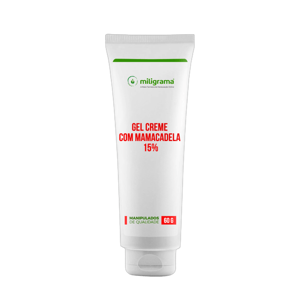 Gel creme com Mamacadela 15% 60g - Tratamento da Vitiligo