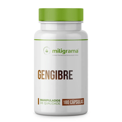 Gengibre 400mg 180 Cápsulas