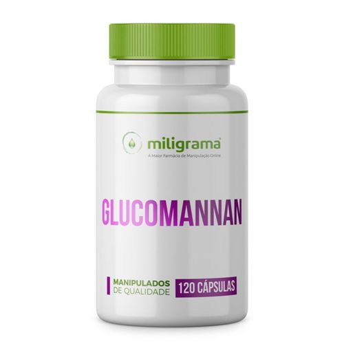 Glucomannan 500mg 120 Cápsulas Glucomannan 500mg 120 Cápsulas