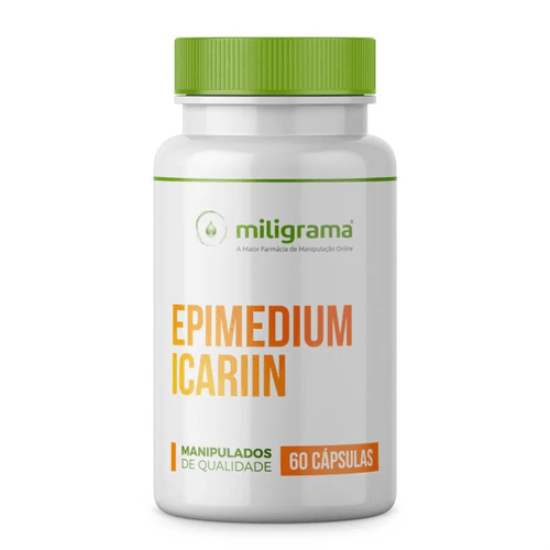Epimedium Icariin 500mg 60 Cápsulas Poderoso Estimulante Sexual