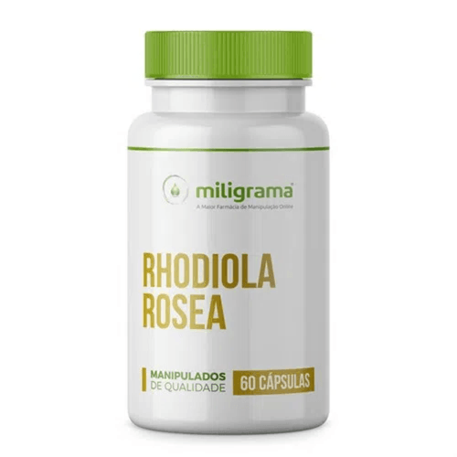 Rhodiola Rosea 250mg 60 Cápsulas da Raíz de Ouro Rhodiola Rosea 250mg 60 Cápsulas da Raíz de Ouro