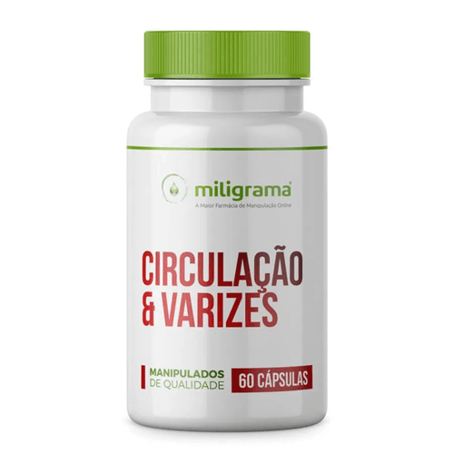Composto Circulação e Varizes - 60 Cápsulas Composto Circulação e Varizes - 60 Cápsulas