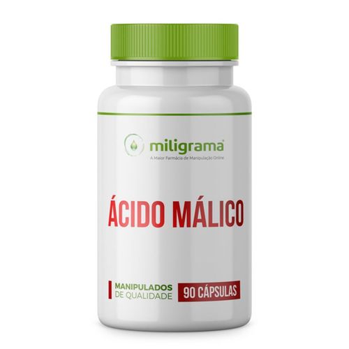 Ácido Málico 400mg 90 Cápsulas Ácido Málico 400mg 90 Cápsulas