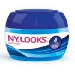 Gel Fixador Ny Looks Mega Fixação Azul 250g