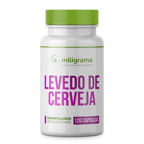 Levedo de Cerveja 500mg 120 Cápsulas Levedo de Cerveja 500mg 120 Cápsulas