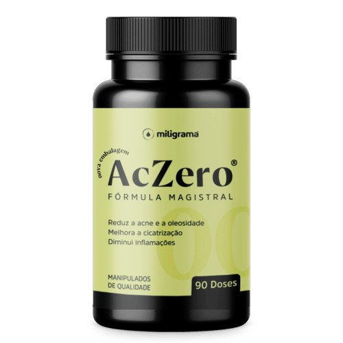 AcZero 90 Doses Sem Sabor/Aroma 90 Doses Branca/Transparente