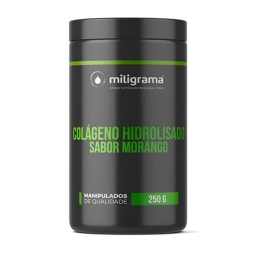 Colágeno Hidrolisado 250g Sabor Morango Colágeno Hidrolisado 250g Sabor Morango