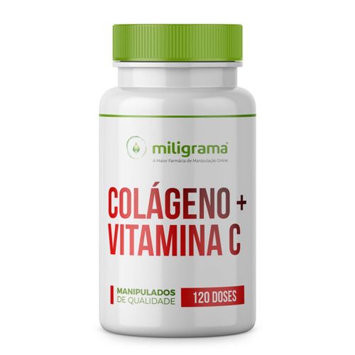 Colágeno 300mg com Vitamina C 300mg 120 Doses Colágeno 300mg com Vitamina C 300mg 120 Doses