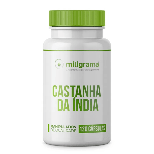 Castanha da Índia 500mg 120 Cápsulas Castanha da Índia 500mg 120 Cápsulas