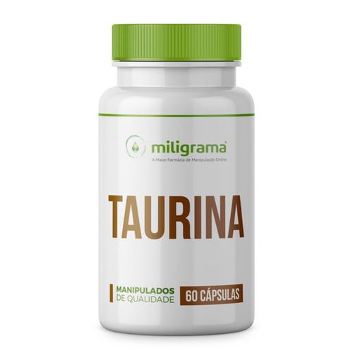 Taurina 500mg 60 Cápsulas Taurina 500mg 60 Cápsulas