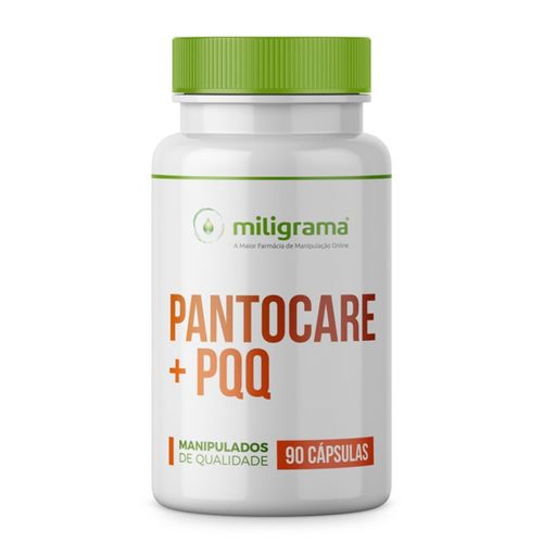 Pantocare + PQQ  - Antiqueda e Anti Cabelos Brancos 90 Cápsulas