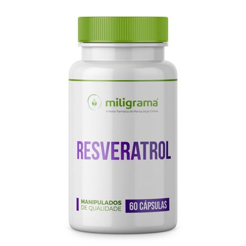 Resveratrol 20mg 60 Cápsulas Sem Sabor/Aroma 60 Cápsulas Branca/Transparente