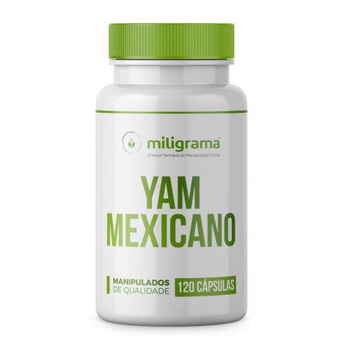 Yam Mexicano 500mg 120 Cápsulas Yam Mexicano 500mg 120 Cápsulas