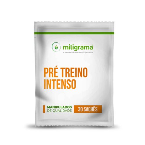 Pré Treino Intenso 30 Sachês Sabor Laranja Laranja