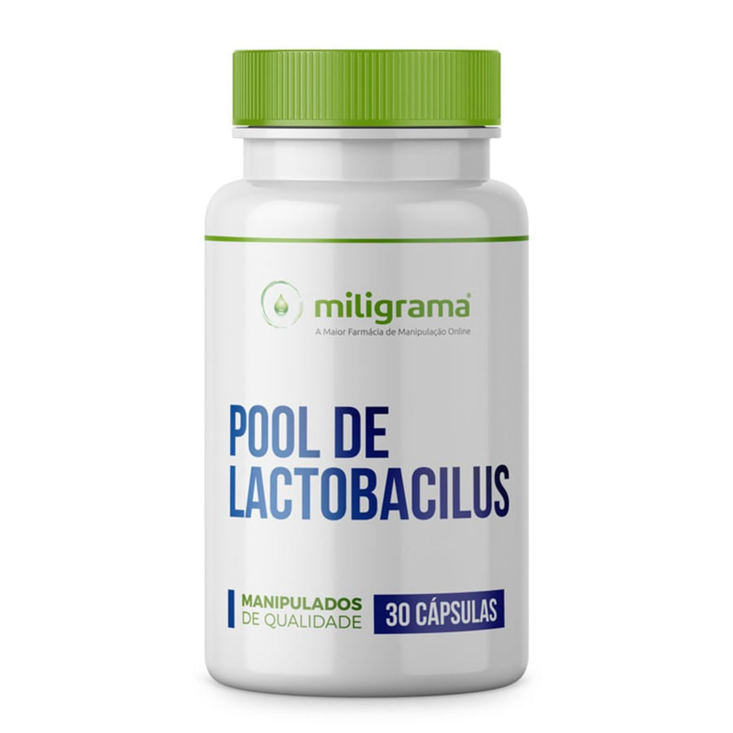 Pool de Lactobacilos Mantém a Flora Intestinal Saudável 30 cápsulas
