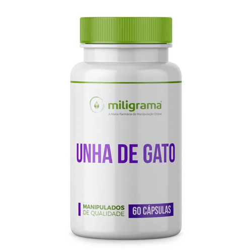 Unha de Gato 250mg 60 Cápsulas 60 Cápsulas Unha de Gato 250mg 60 Cápsulas 60 Cápsulas