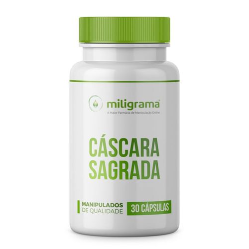 Cáscara Sagrada 75mg 30 Cápsulas