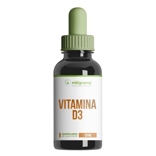 Solução de Vitamina D3 400 UI/gota 20ml Solução de Vitamina D3 400 UI/gota 20ml