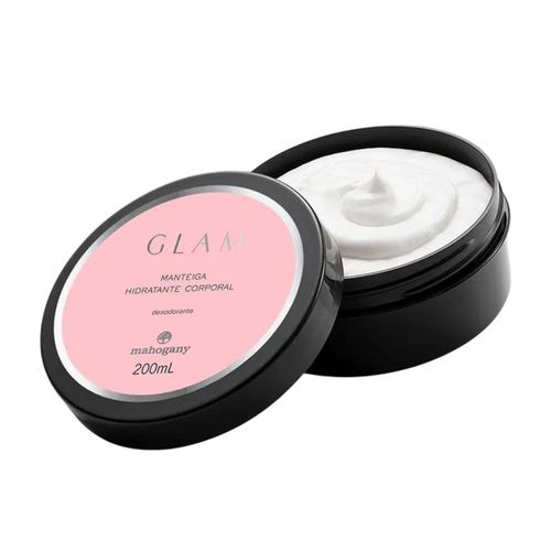 Manteiga Hidratante Corporal Glam Mahogany 200g Branco Manteiga Hidratante Corporal Glam Mahogany 200g Branco