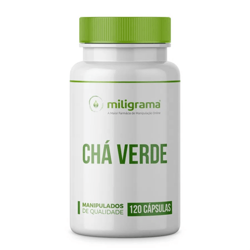 Chá Verde 500mg 120 Cápsulas