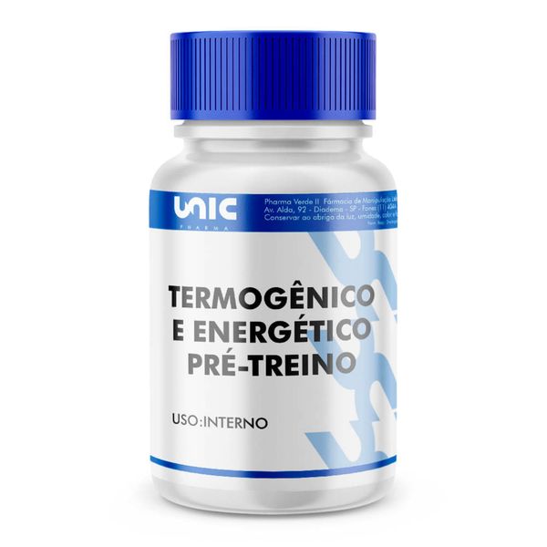Termogênico E Energético Pré-Treino - 30 Cápsulas