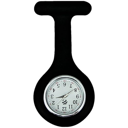 Relógio de Lapela em Silicone Incoterm Preto