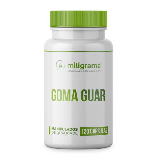 Goma Guar 500mg 120 Cápsulas Goma Guar 500mg 120 Cápsulas