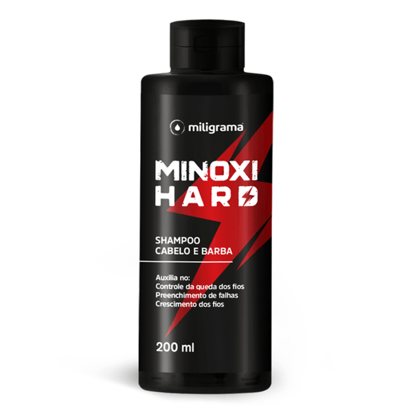 Minoxidil Hard Shampoo Cabelo e Barba 200ml