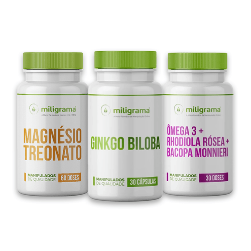 Suplementos para Foco, concentração e memória