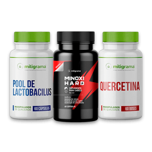 Suplementos para queda excessiva de cabelo pós COVID-19