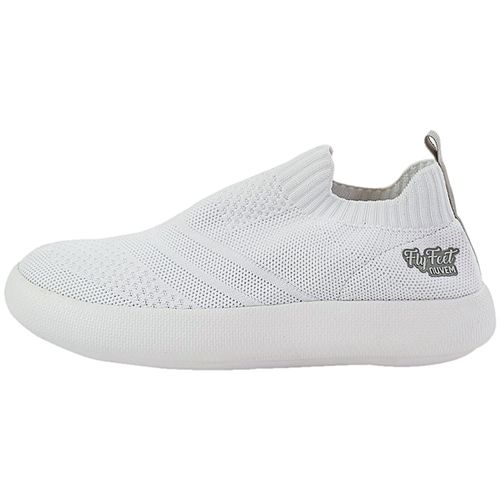 Tênis Ortopédico Flyfeet Nuvem Knit Ortho Pauher - Branco - 34/35