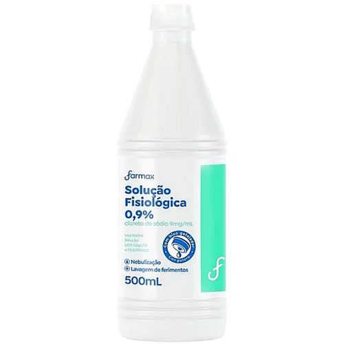 Soro Fisiológico Farmax 500ml - Uso Externo Soro Fisiológico Farmax 500ml - Uso Externo