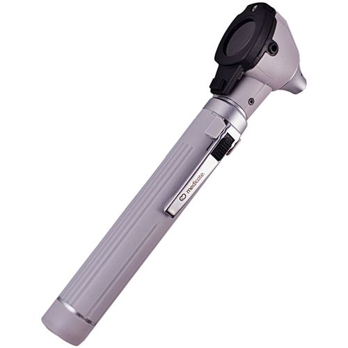 Otoscópio Fibra Óptica LED Medicate - Cinza Otoscópio Fibra Óptica LED Medicate - Cinza