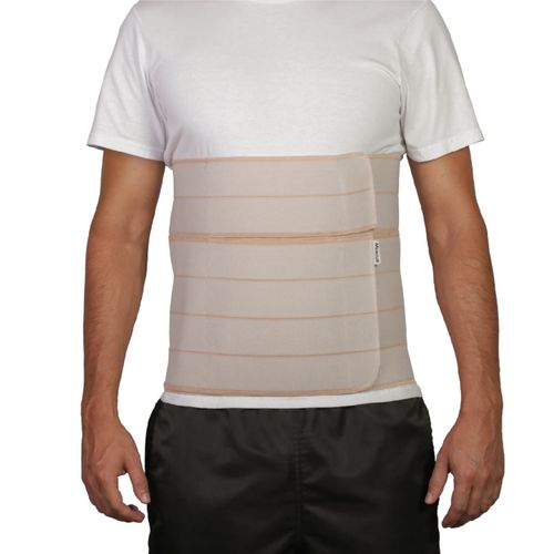 Cinta Abdominal com Fechamento Duplo Mercur Tam G 30x140cm