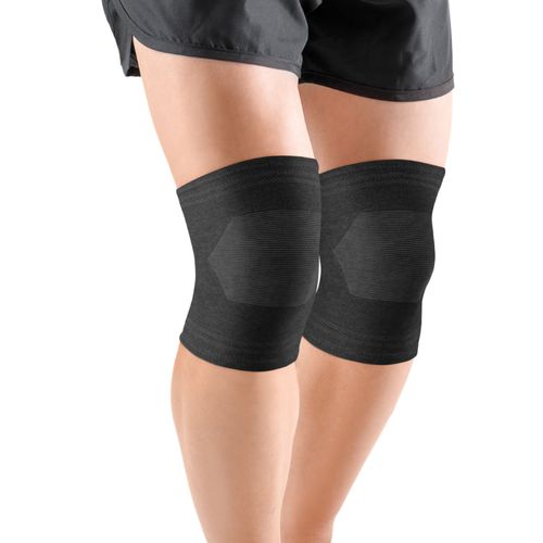 Joelheira Elástica Bamboo Hidrolight - Preta - Tamanho G Joelheira Elástica Bamboo Hidrolight - Preta - Tamanho G