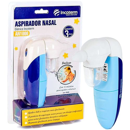 Aspirador Nasal elétrico Incoterm AN1000 Aspirador Nasal elétrico Incoterm AN1000