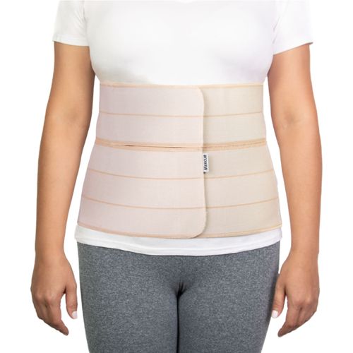 Cinta Abdominal com Fechamento Duplo Mercur Tam M 25x140cm