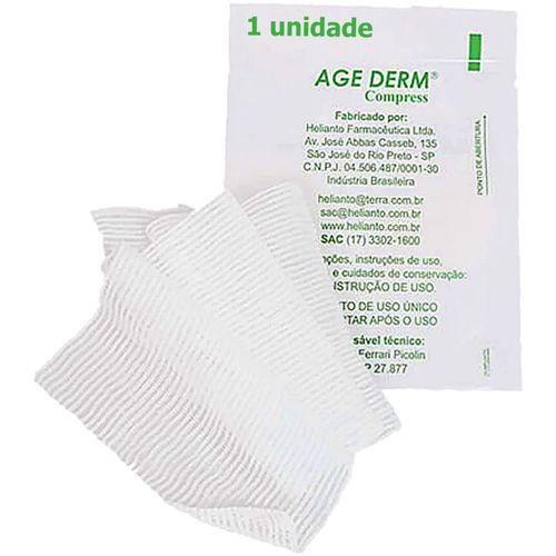 Curativo Não Aderente AGE Derm Compress 7,5X30cm - unidade Curativo Não Aderente AGE Derm Compress 7,5X30cm - unidade