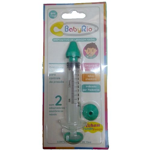 Dispositivo de Lavagem Nasal BabyRio 10ml - unidade Dispositivo de Lavagem Nasal BabyRio 10ml - unidade