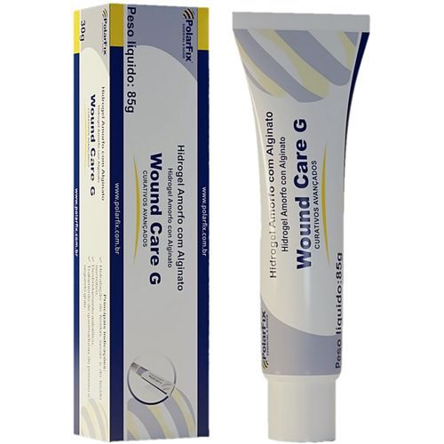 Wound Care G Hidrogel Amorfo com Alginato PolarFix 85g - unidade