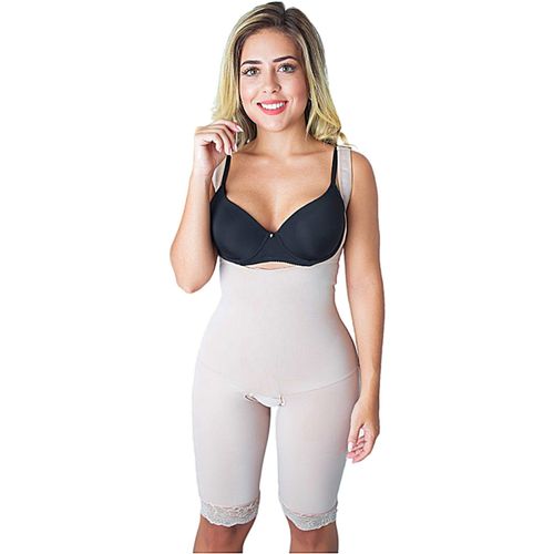Modelador MHM 1/2 Perna Fechado 726A Tam 42 Bege Modelador MHM 1/2 Perna Fechado 726A Tam 42 Bege