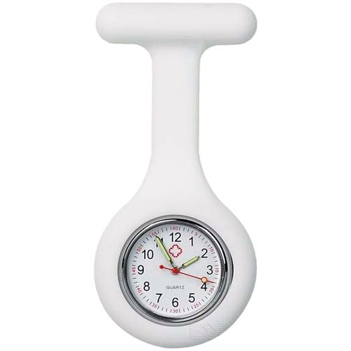 Relógio Médico de Silicone Supermedy Branco - unidade